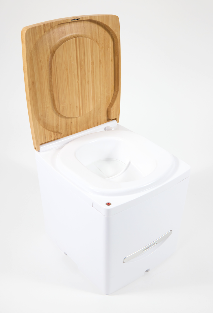 Bamboo seat cover by Compo Closet Australia, showing a close-up of the natural bamboo material and textured surface.