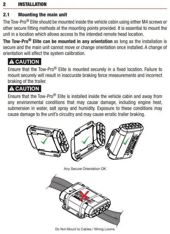 Redarc 12-24V TOW-PRO ELITE V3 ELECTRIC BRAKE CONTROLLER