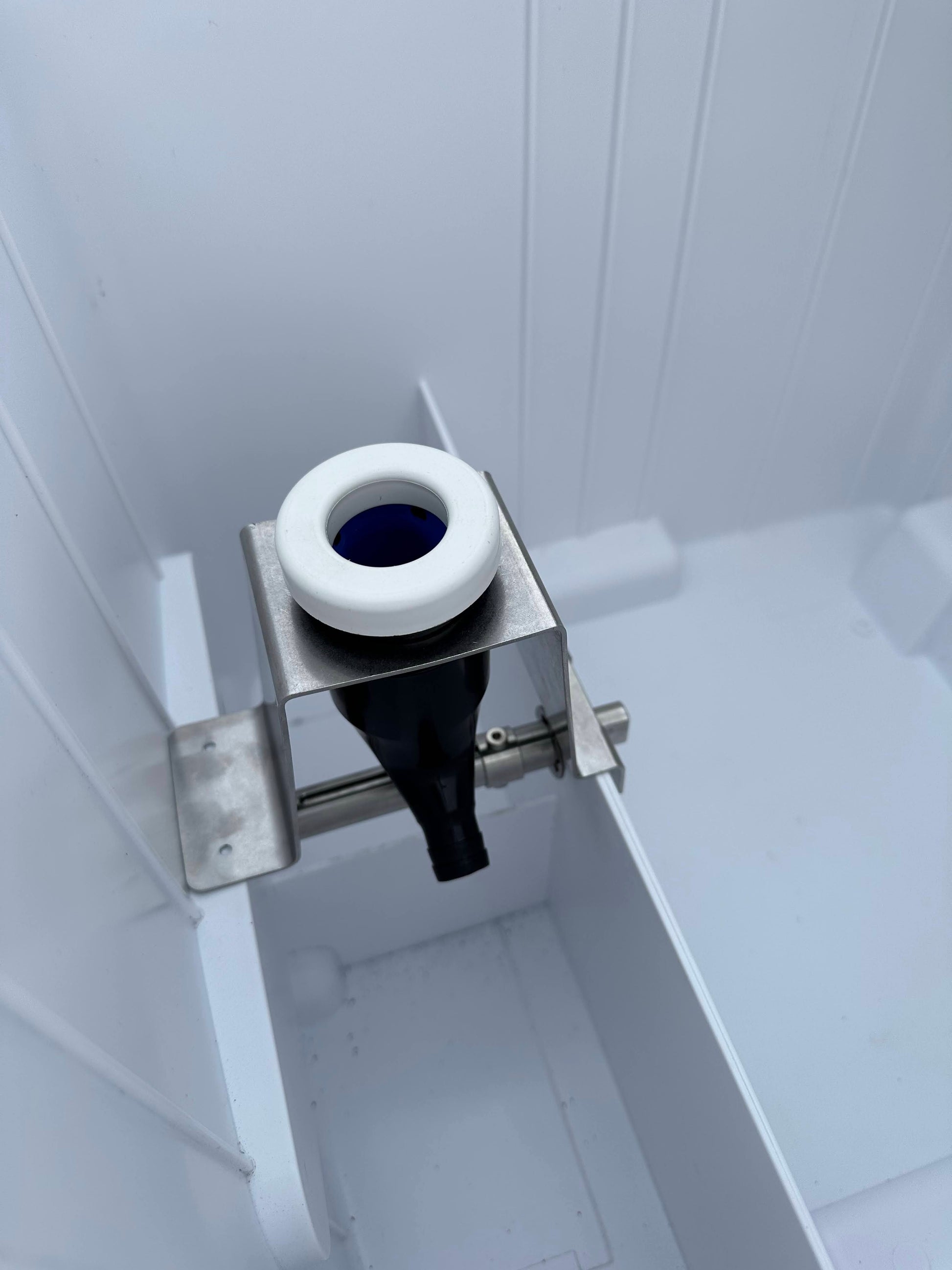 External liquid drain kit from Compo Closet Australia with hoses and fittings for plumbing drainage systems.