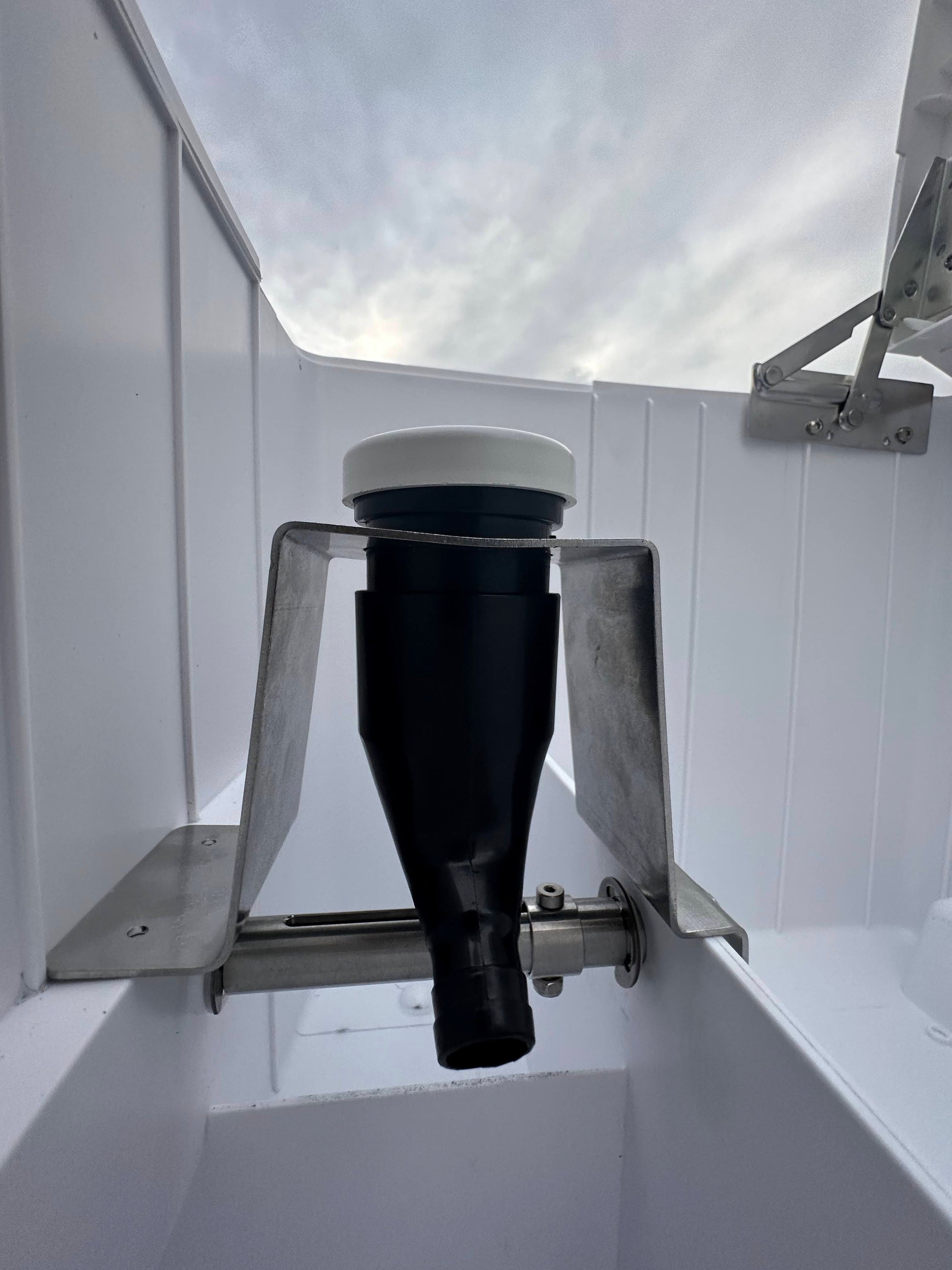 External liquid drain kit from Compo Closet Australia with hoses and connectors, designed for efficient drainage systems.
