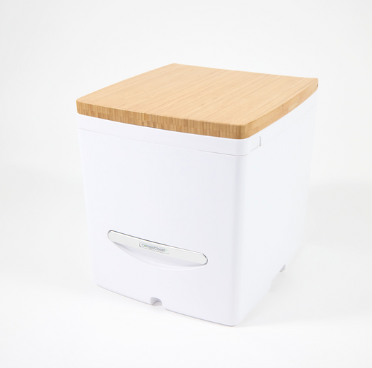 Bamboo seat cover by Compo Closet Australia showing a natural bamboo fabric cover on a chair for a stylish, eco-friendly look.