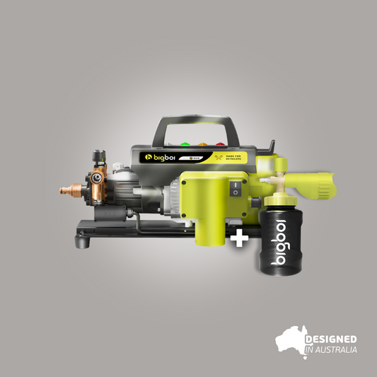 WashR DUO Wall-Mounted Pressure Washer – Compact Car Detailing Unit